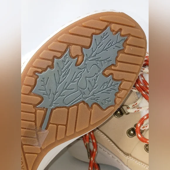 Aetrex Tan and Red Ankle Booties with Stylish Design - Picture 6 of 16